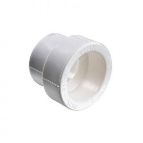 Муфта переходная VALTEC - 63х50 (для полипропиленовых труб под пайку, цвет белый) Муфта переходная VALTEC - 63х50 (для полипропиленовых труб под пайку, цвет белый)