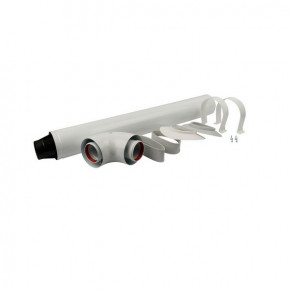 Комплект прохода через стену для коаксиального дымохода STOUT D60/100 мм (для котлов Baxi/Viessmann) Комплект прохода через стену для коаксиального дымохода STOUT D60/100 мм (для котлов Baxi/Viessmann)